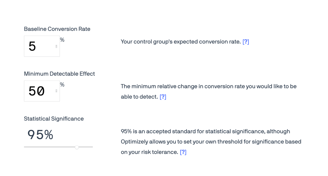Optimizely 表单